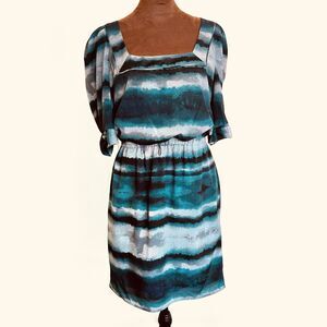 Jessica Simpson Dress Mini Career 6 Blue Sexy Professional Club Fitted Bodycon